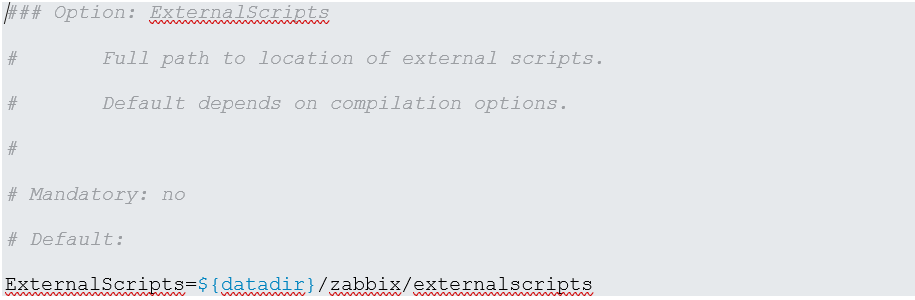 Plik konfiguracyjny 2 Jak się tworzy skrypty zewnętrzne Zabbix Blog ekspertów IT