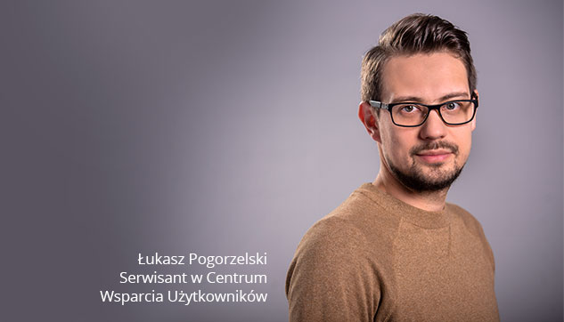 Serwisant w Centrum Wsparcia Użytkowników Łukasz Outsourcing Usług IT Opieka informatyczna